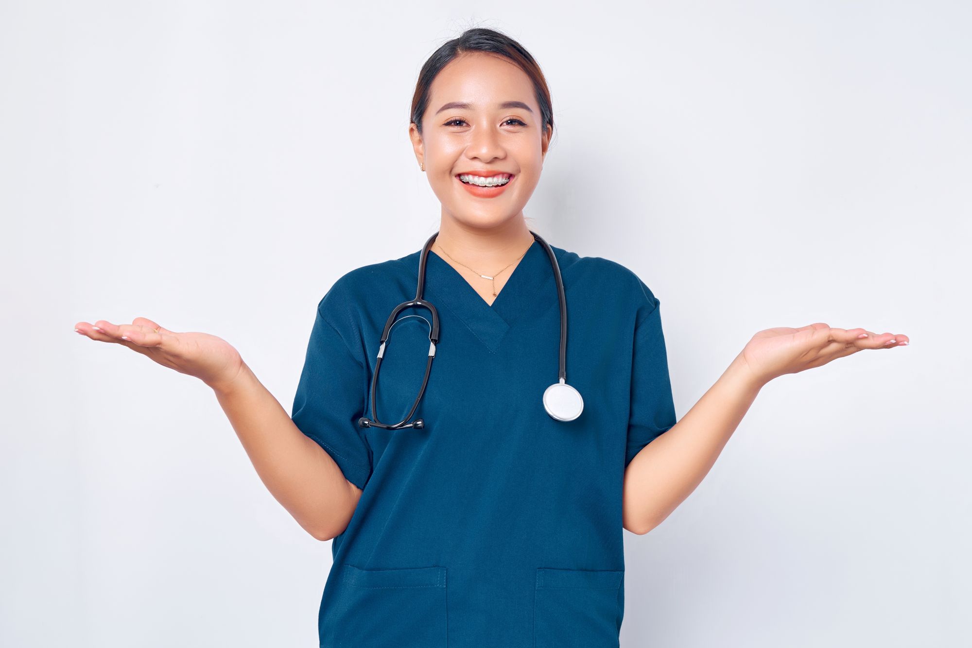 Doctor explaining eSET benefits to patient