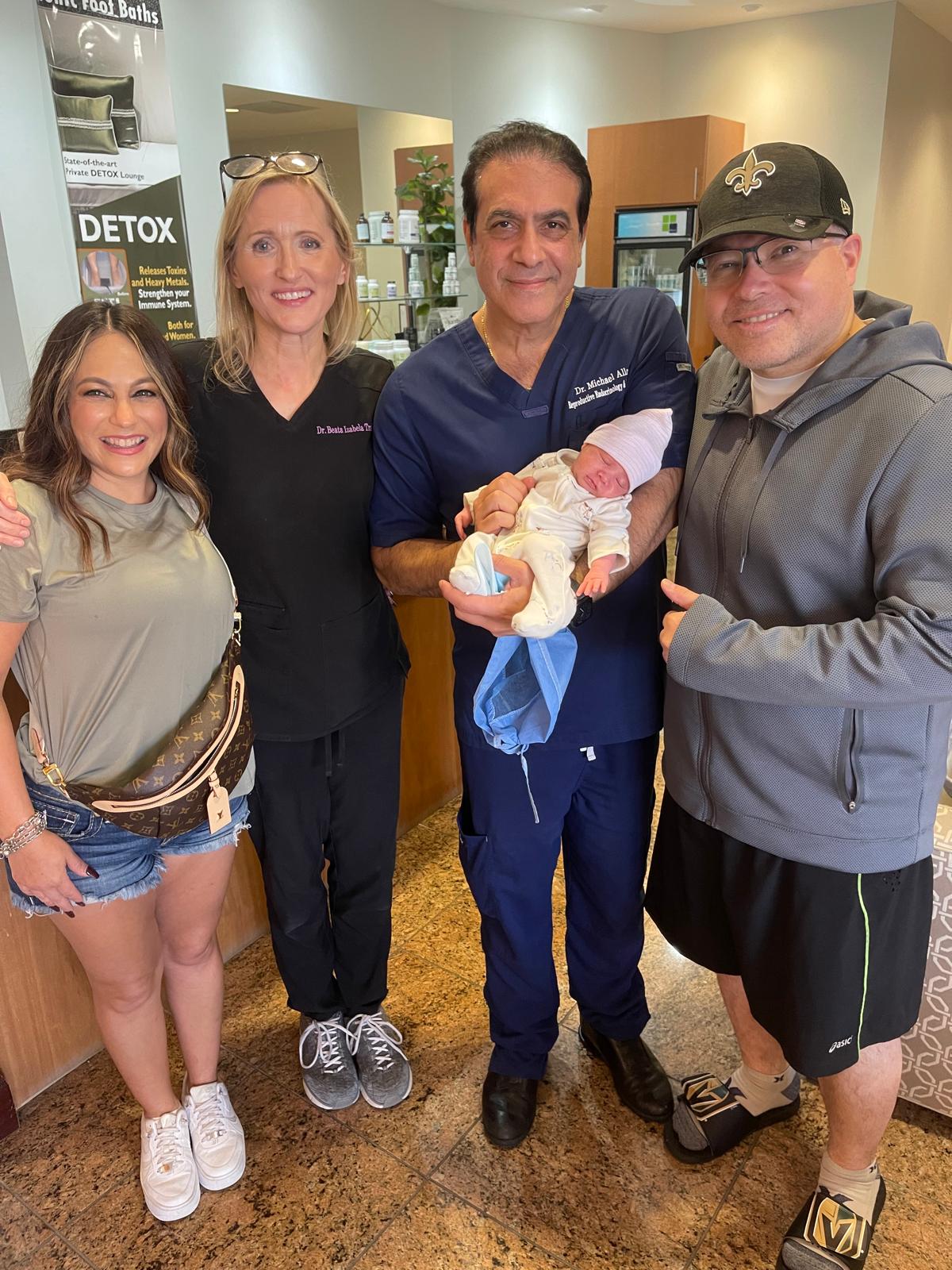 A happy family testimonial photo.