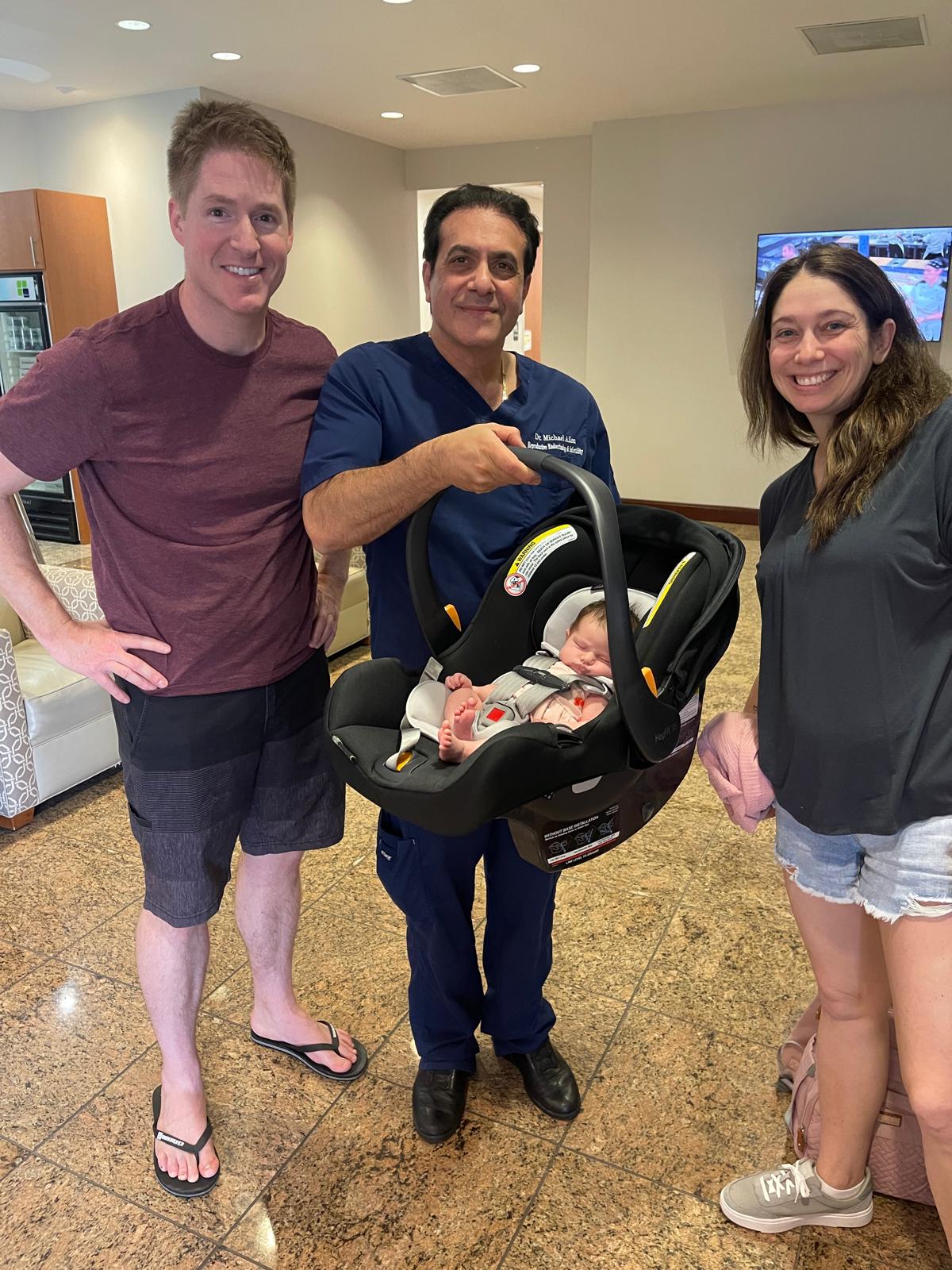 A happy family testimonial photo.