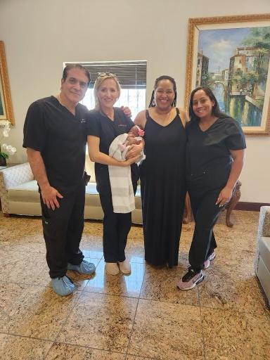 A happy family testimonial photo.